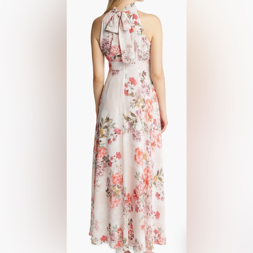Eliza J floral halter dress